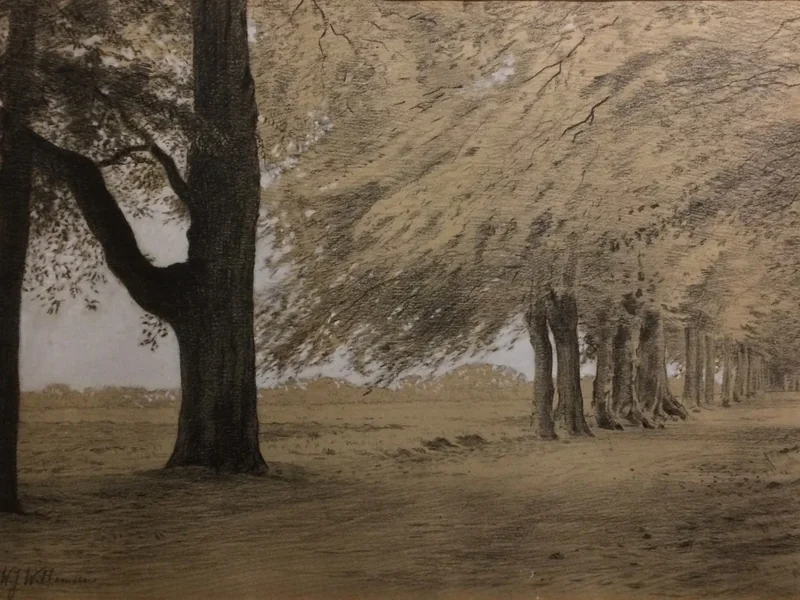 1866-Willem Jan Willemsen - Paesaggio nei pressi di Arnhem